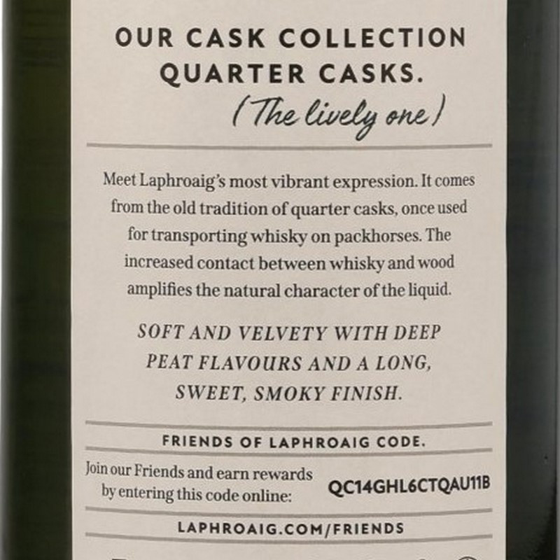 Laphroaig Whisky Quarter Casks 0,7 L 48% vol
