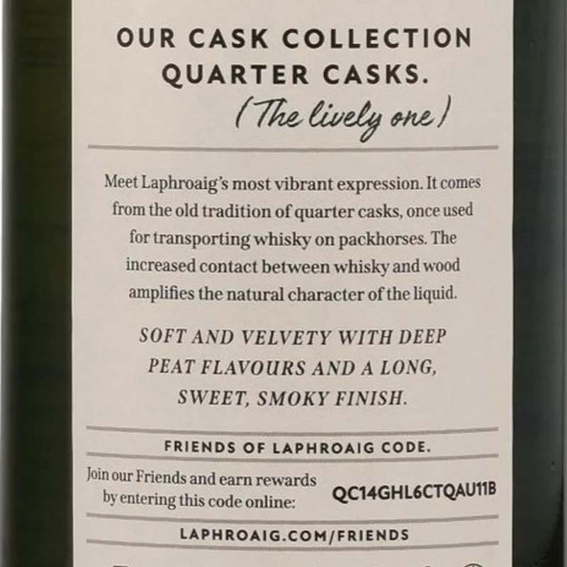 Laphroaig Whisky Quarter Casks 0,7 L 48% vol Laphroaig Whisky Quarter Casks 0,7 L 48% vol