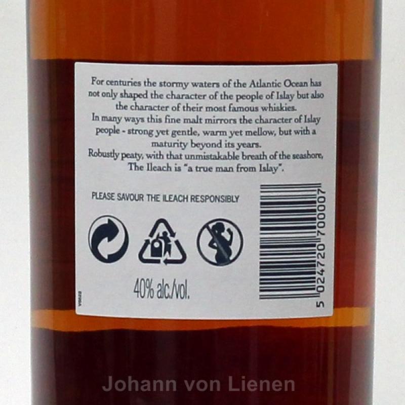 The Ileach Single Malt 0,7 Ltr 40%vol The Ileach Single Malt 0,7 Ltr 40%vol