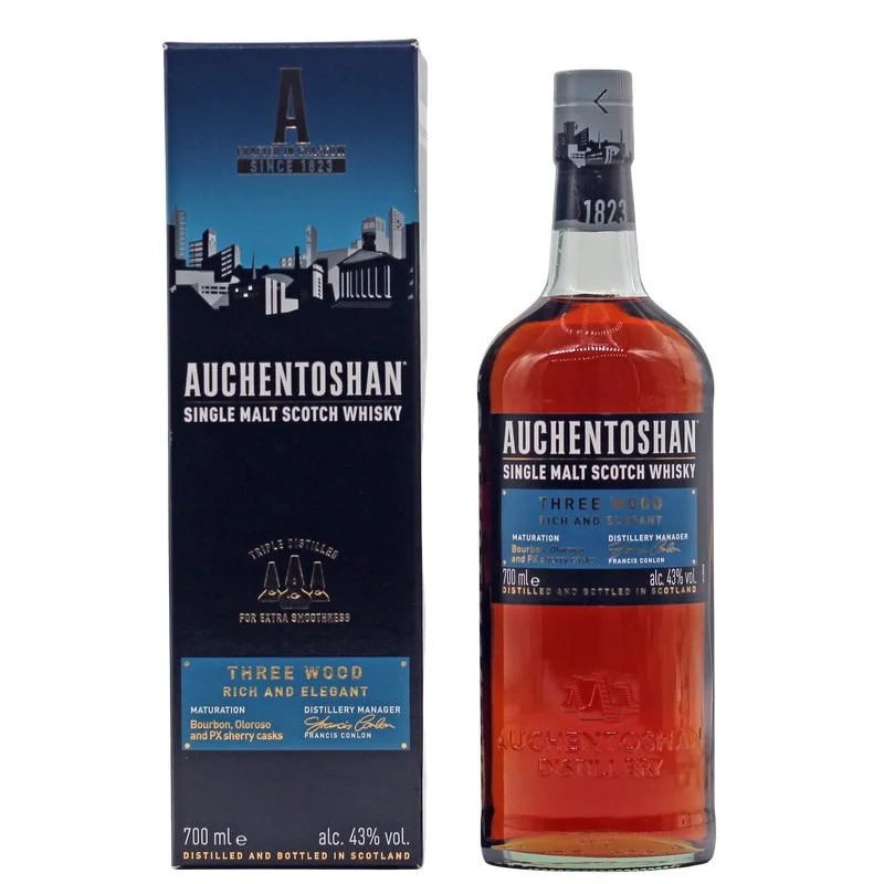 Auchentoshan Three Wood 0,7 L 43% vol