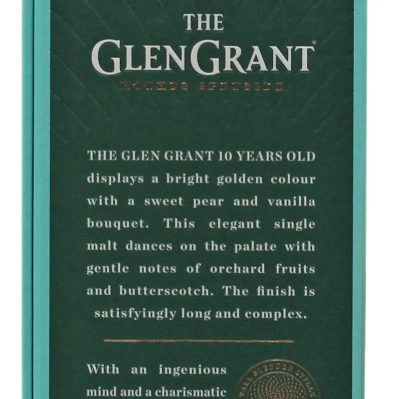 Glen Grant 10 Jahre 0,7 L 40%vol