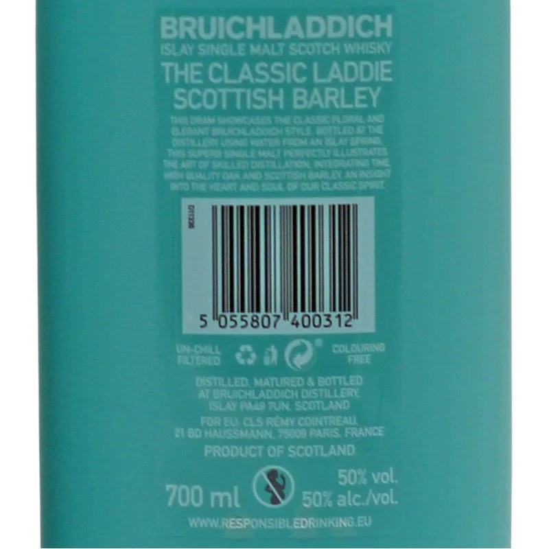 Bruichladdich The Classic Laddie Scottish Barley 0,7 L 50%