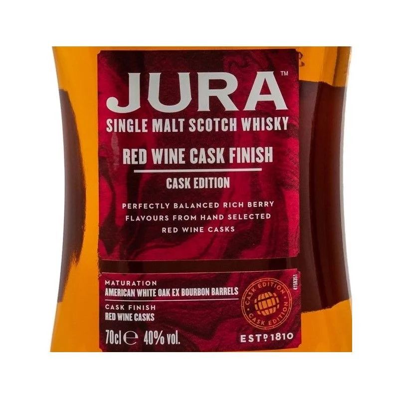 Jura Red Wine Cask Finish 0,7 L 40% vol