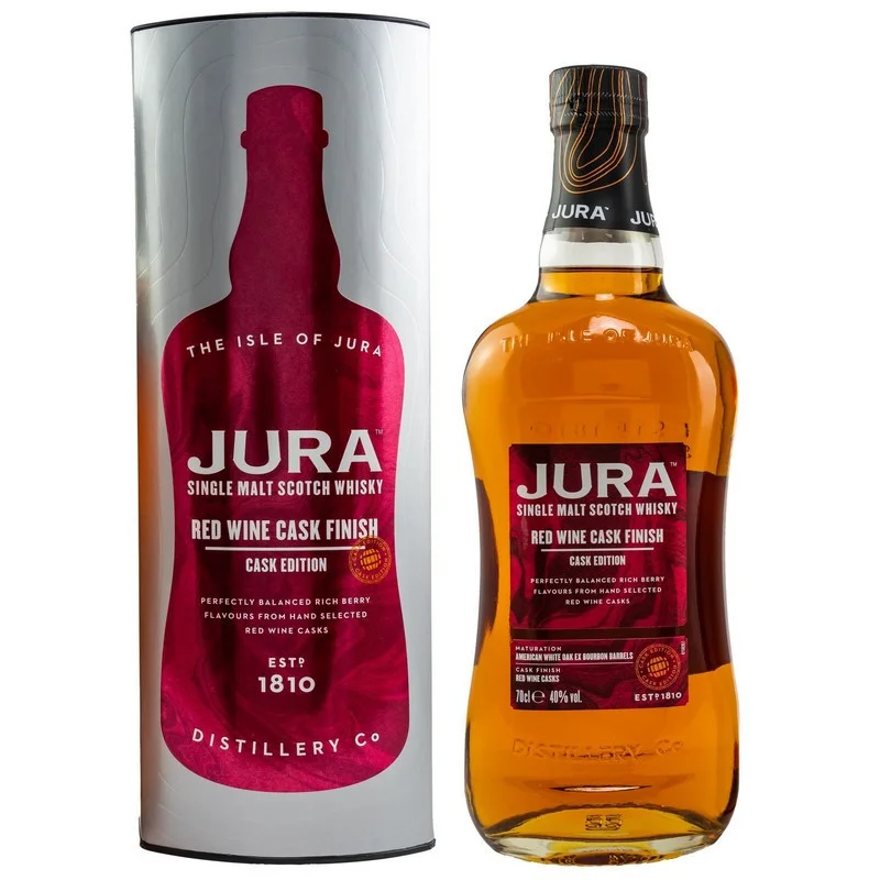 Jura Red Wine Cask Finish 0,7 L 40% vol Jura Red Wine Cask Finish 0,7 L 40% vol