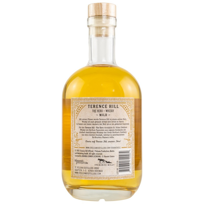 Terence Hill The Hero Whisky 0,7 L 46% vol Terence Hill The Hero Whisky 0,7 L 46% vol