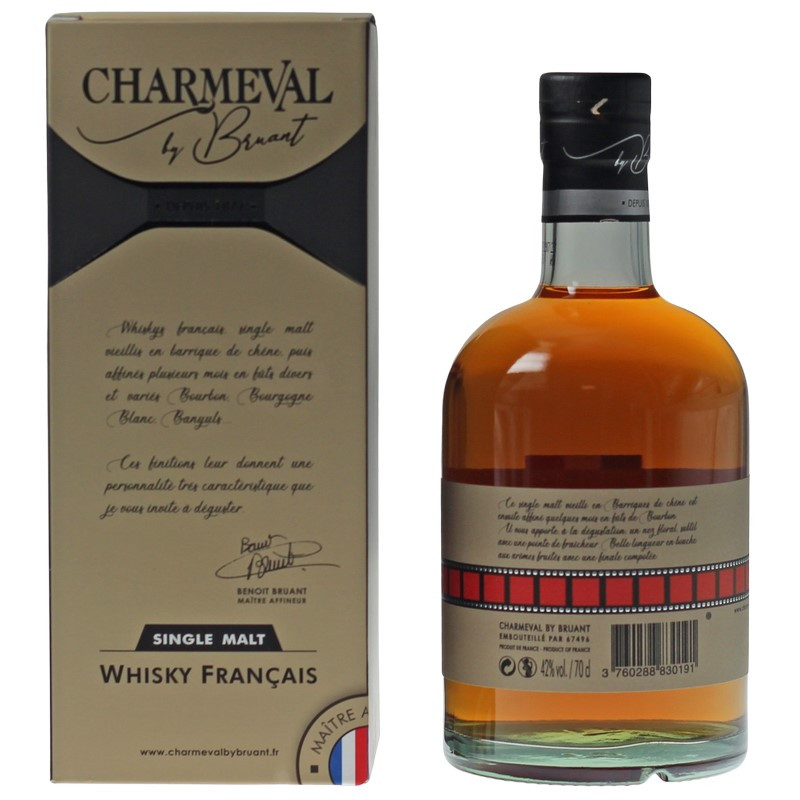 Charmeval by Bruant Bourbon Cask Finish 0,7 L 42% vol Charmeval by Bruant Bourbon Cask Finish 0,7 L 42% vol