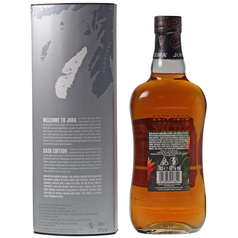 Jura Rum Cask Finish 0,7 L 40% vol Jura Rum Cask Finish 0,7 L 40% vol