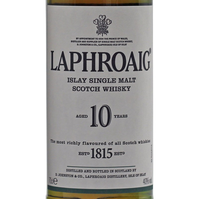Laphroaig Whisky 10 Jahre 0,7 L 40% vol Laphroaig Whisky 10 Jahre 0,7 L 40% vol