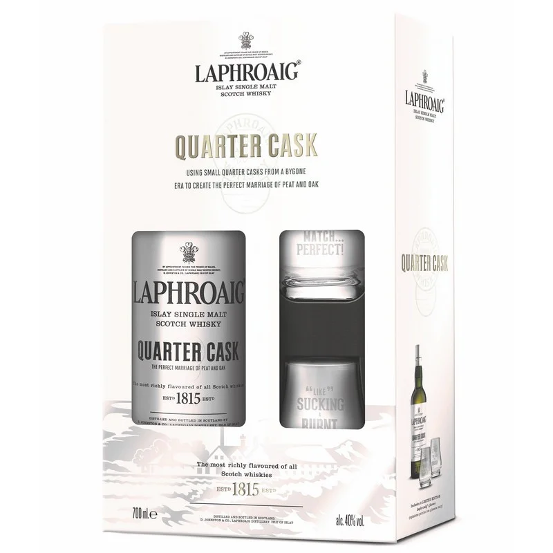 Laphroaig Quarter Cask Geschenkset 0,7 L 48%vol