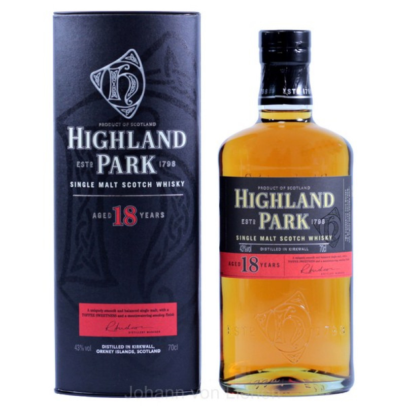 Highland Park 18 Years 0,7 L 43%vol Highland Park 18 Years 0,7 L 43%vol