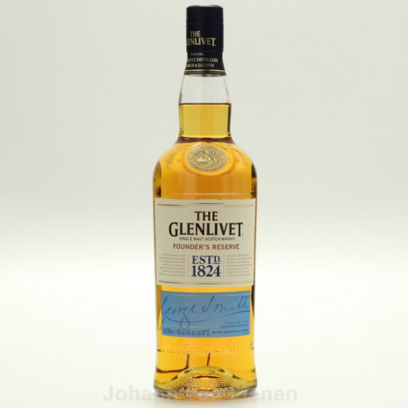 The Glenlivet Founders Reserve 0,7 L 40%vol The Glenlivet Founders Reserve 0,7 L 40%vol