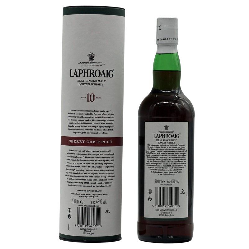 Laphroaig 10 Jahre Sherry Oak Finish 0,7 L 48% vol Laphroaig 10 Jahre Sherry Oak Finish 0,7 L 48% vol