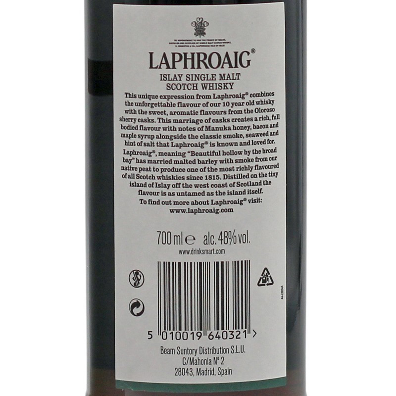 Laphroaig 10 Jahre Sherry Oak Finish 0,7 L 48% vol Laphroaig 10 Jahre Sherry Oak Finish 0,7 L 48% vol