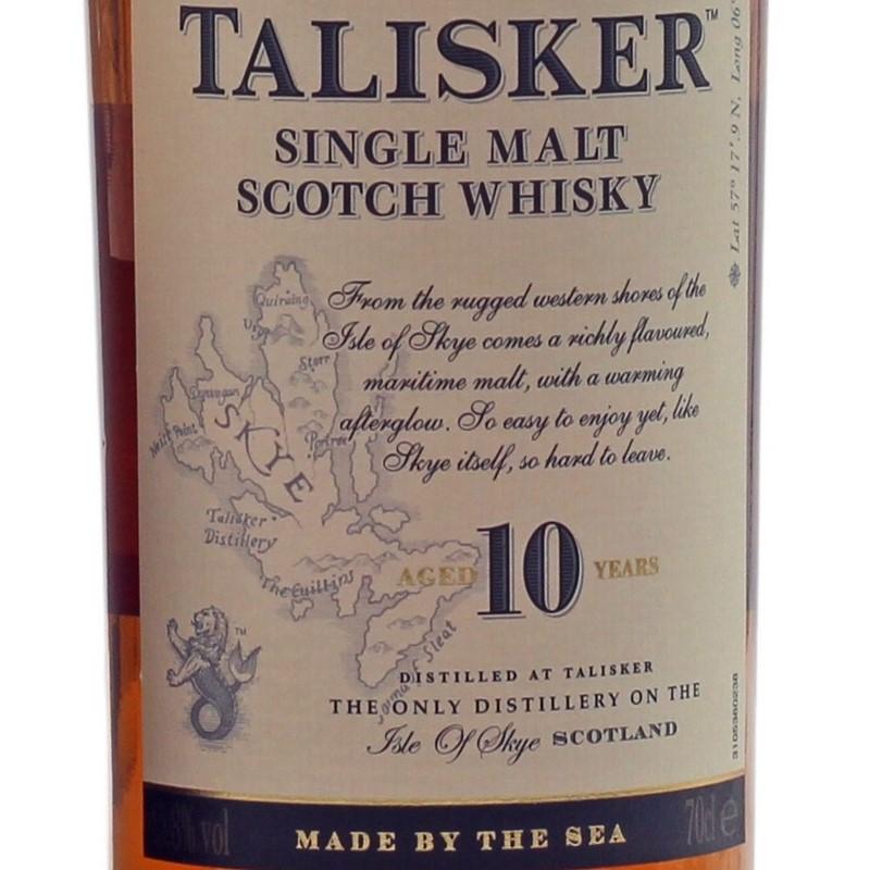 Talisker 10 Years Old 0,7 L 45,8% vol Talisker 10 Years Old 0,7 L 45,8% vol