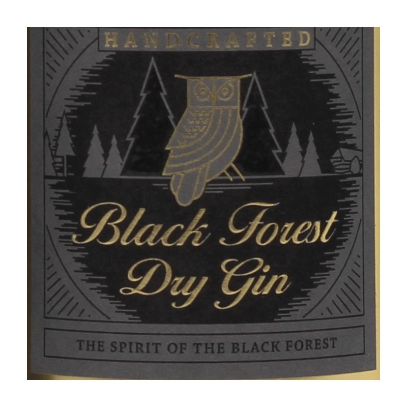 Black Forest Dry Gin 0,7 L 47% vol. Black Forest Dry Gin 0,7 L 47% vol.