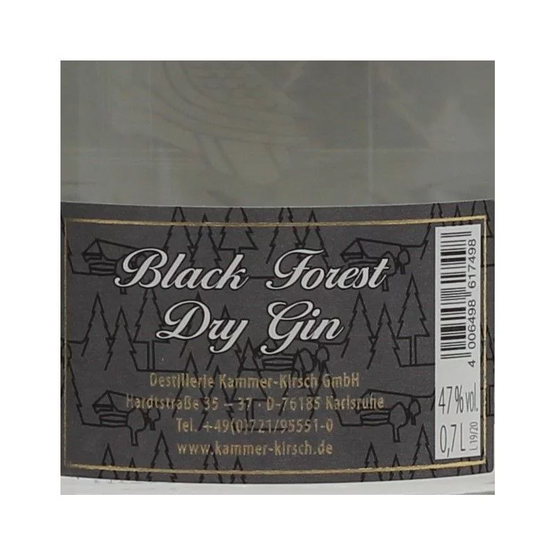 Black Forest Dry Gin 0,7 L 47% vol