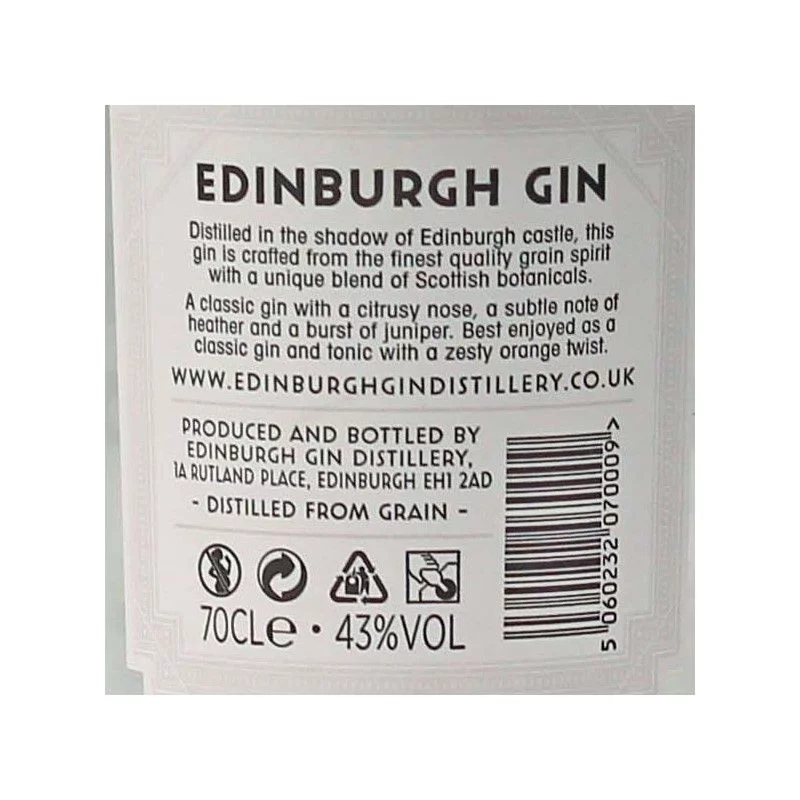 Edinburgh Gin 0,7 L 43 % vol