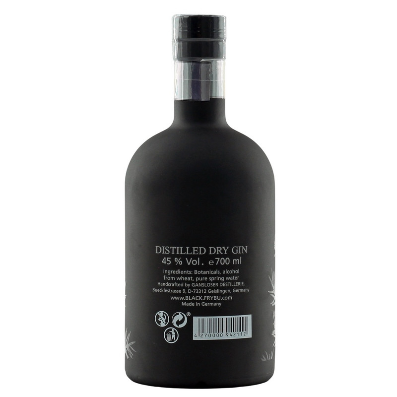 Gansloser Black Gin 0,7 L 45 %vol Gansloser Black Gin 0,7 L 45 %vol