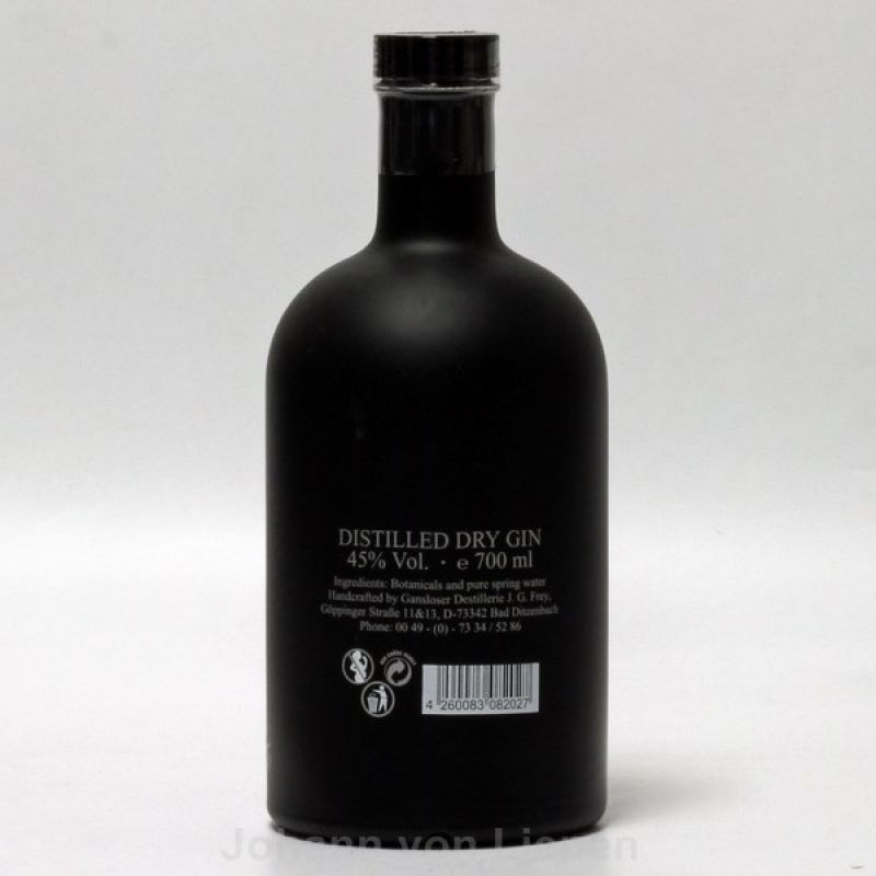 Gansloser Black Gin 0,7 L 45 %vol Gansloser Black Gin 0,7 L 45 %vol
