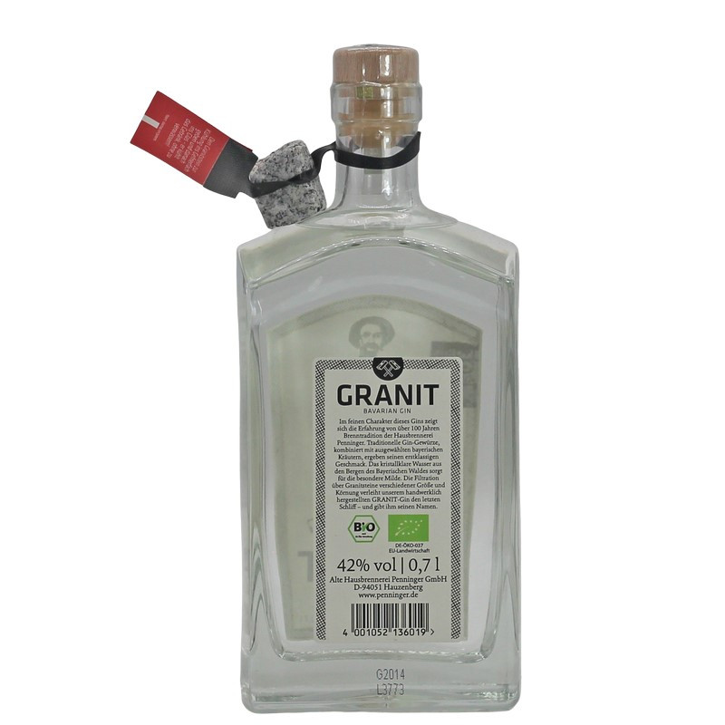 Granit Bavarian Gin Bio 0,7 L 42% vol Granit Bavarian Gin Bio 0,7 L 42% vol