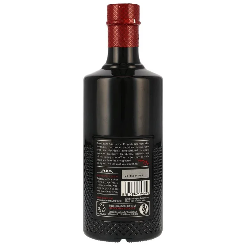 Brockmans Intensely Smooth Premium Gin 0,7 L 40 %vol Brockmans Intensely Smooth Premium Gin 0,7 L 40 %vol