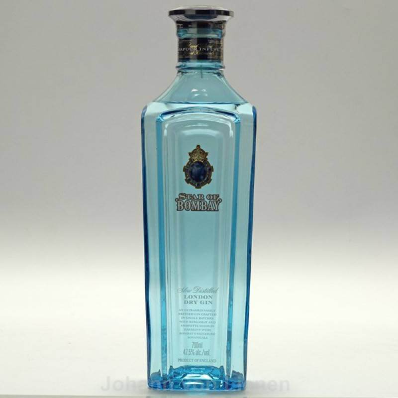 Star of Bombay Gin 0,7 L 47,5%vol Star of Bombay Gin 0,7 L 47,5%vol
