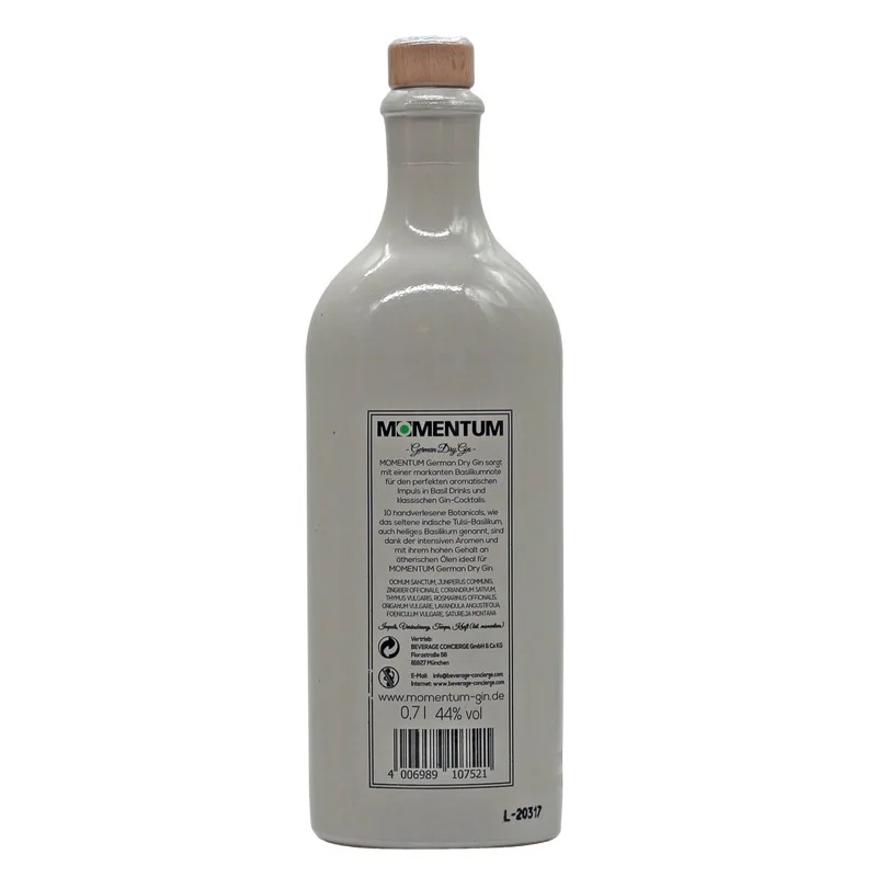 Momentum German Dry Gin 0,7 L 44% vol Momentum German Dry Gin 0,7 L 44% vol