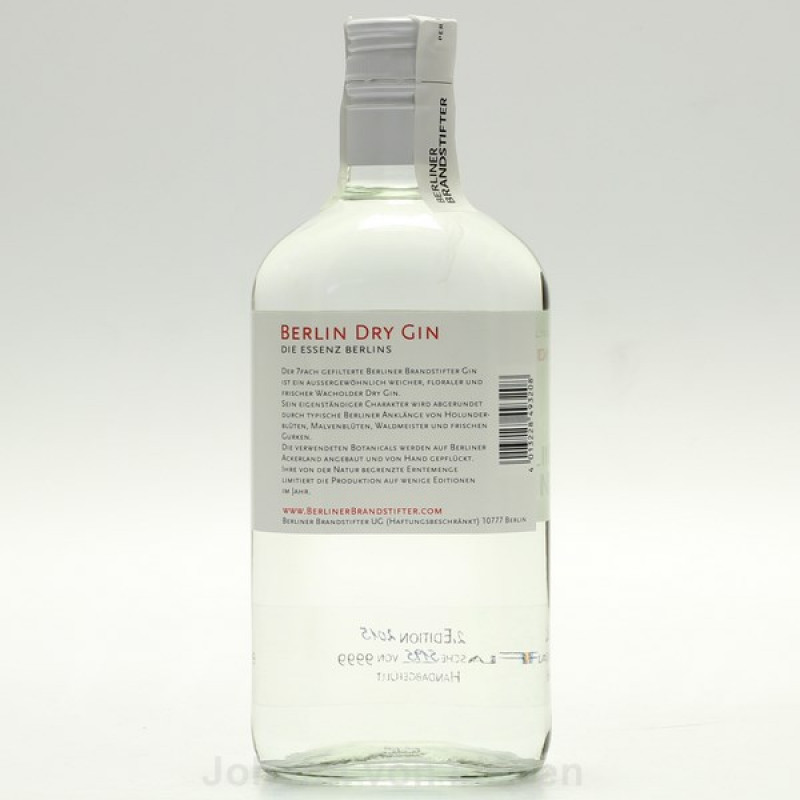 Berliner Brandstifter Dry Gin 0,7 L 43,3%vol Berliner Brandstifter Dry Gin 0,7 L 43,3%vol