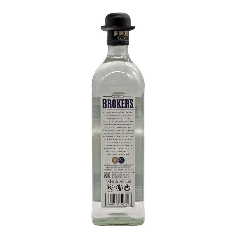 Brokers London Dry Gin 0,7 L 47% vol