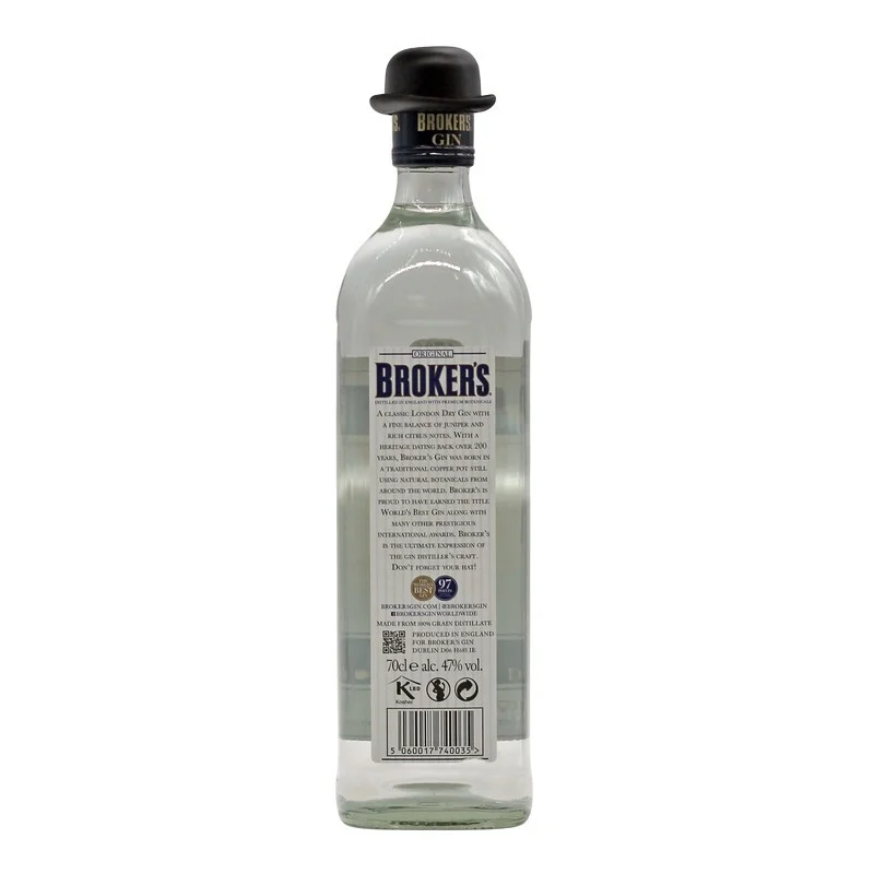 Brokers London Dry Gin 0,7 L 47% vol