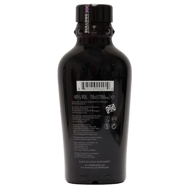 Bulldog London Dry Gin 0,7 L 40%vol Bulldog London Dry Gin 0,7 L 40%vol