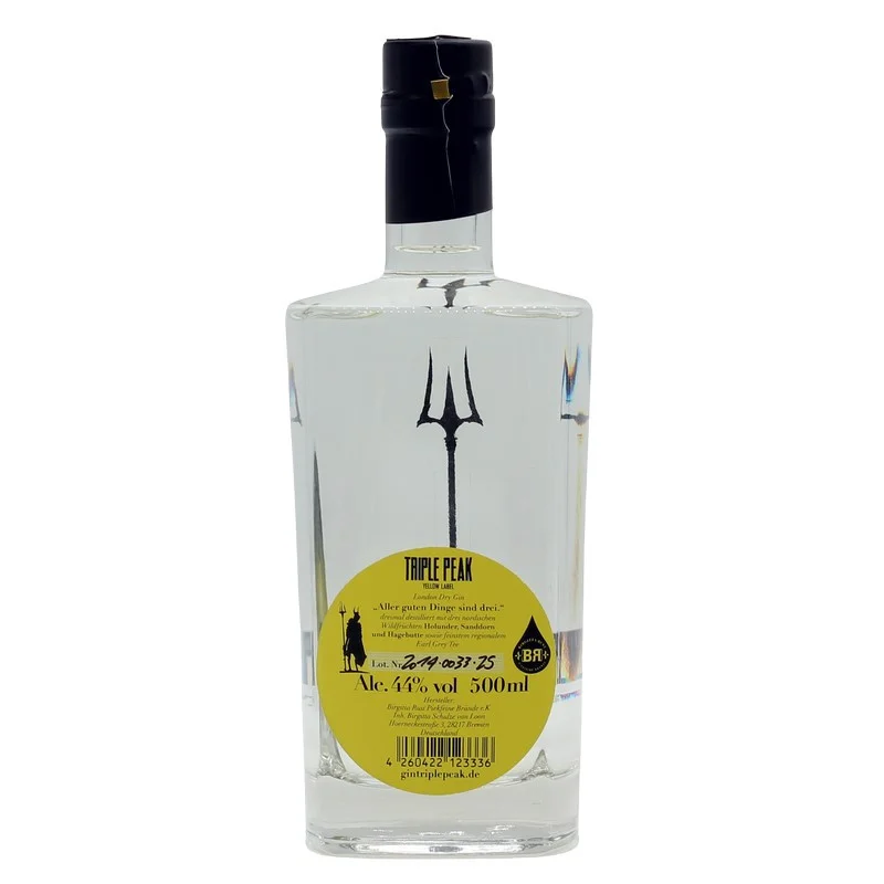 Triple Peak London Dry Gin 0,5 L 44%vol