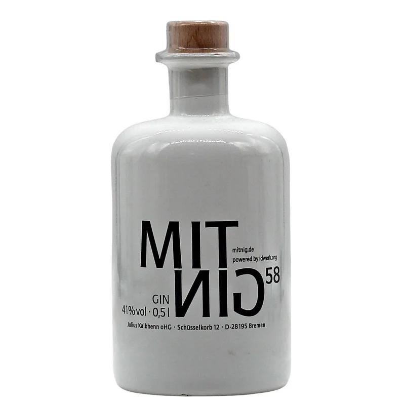 Mit Nig Gin 58 0,5 L 41% vol Mit Nig Gin 58 0,5 L 41% vol