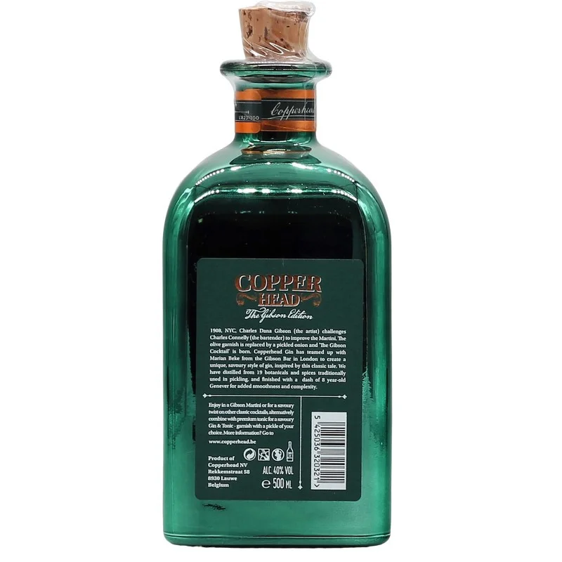 Copperhead Gin The Gibson Edition 0,5 L 40%vol