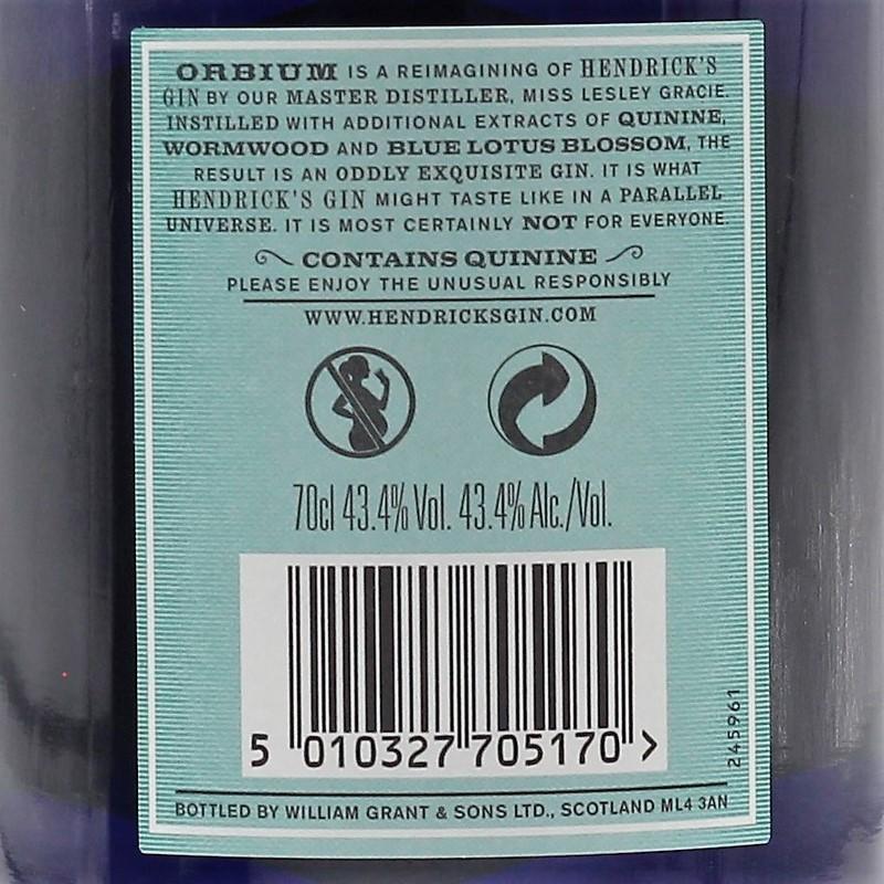 Hendrick's Orbium Gin 0,7 L 43,4%vol Hendrick's Orbium Gin 0,7 L 43,4%vol