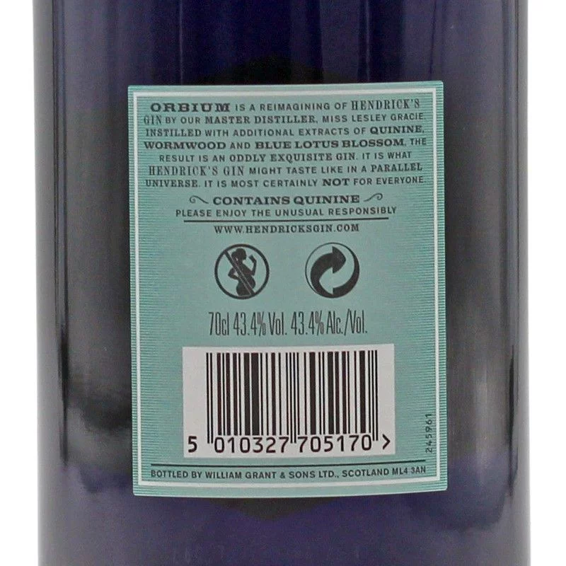 Hendricks Orbium Gin 0,7 L 43,4% vol
