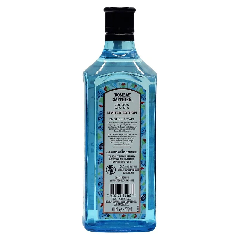 Bombay Sapphire Gin English Estate 0,7 L 41% vol.