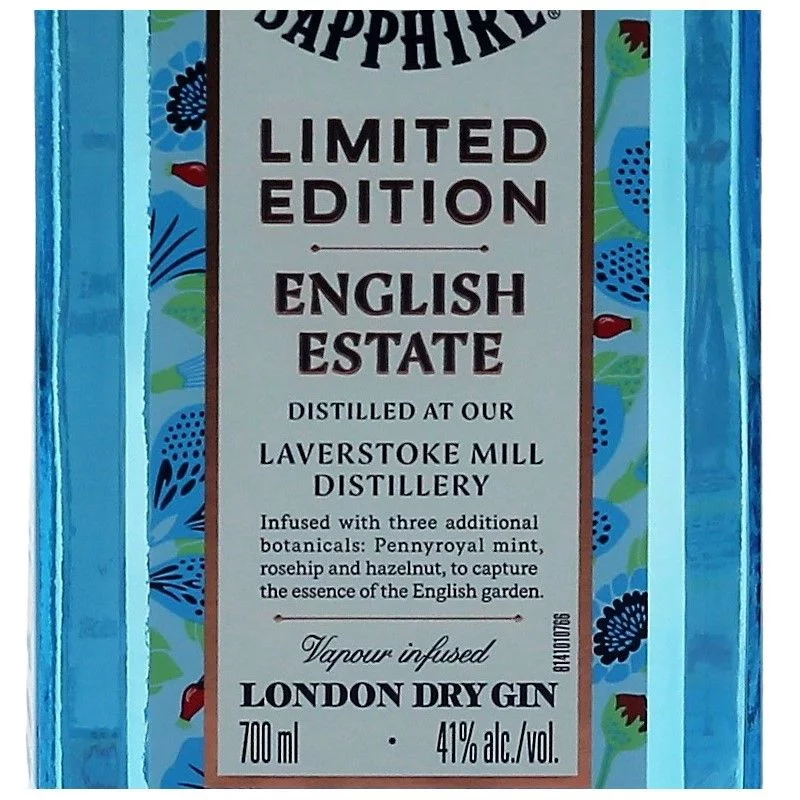 Bombay Sapphire Gin English Estate 0,7 L 41% vol.