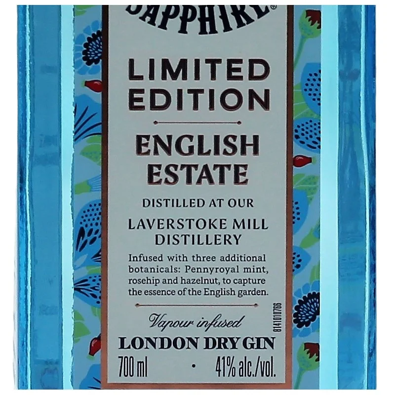 Bombay Sapphire Gin English Estate 0,7 L 41% vol. Bombay Sapphire Gin English Estate 0,7 L 41% vol.