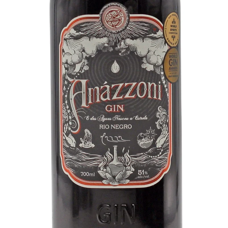 Amazzoni Gin Rio Negro 0,7 L 51 % vol Amazzoni Gin Rio Negro 0,7 L 51 % vol
