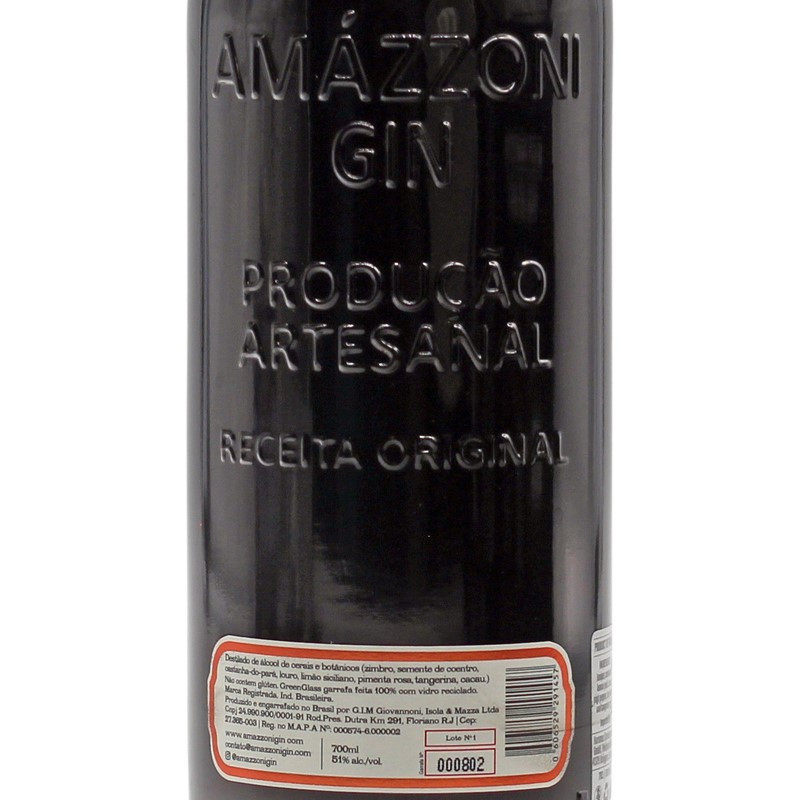 Amazzoni Gin Rio Negro 0,7 L 51 % vol Amazzoni Gin Rio Negro 0,7 L 51 % vol