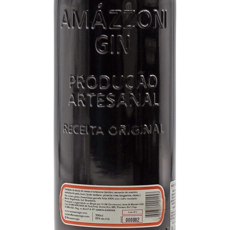 Amazzoni Gin Rio Negro 0,7 L 51 % vol Amazzoni Gin Rio Negro 0,7 L 51 % vol