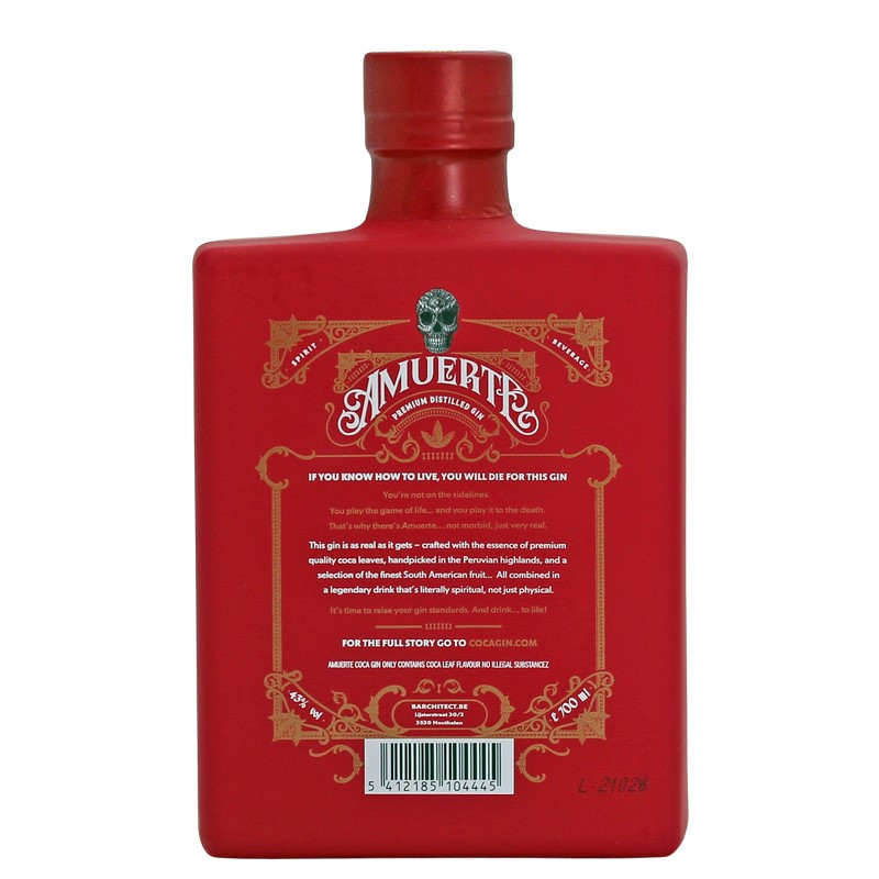 Amuerte Coca Leaf Gin Red Edition 0,7 L 43% vol Amuerte Coca Leaf Gin Red Edition 0,7 L 43% vol
