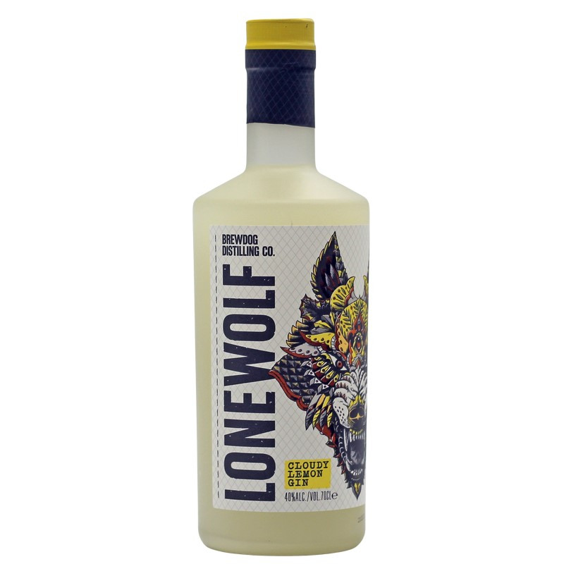 BrewDog LoneWolf Cloudy Lemon Gin 0,7 L 40% vol BrewDog LoneWolf Cloudy Lemon Gin 0,7 L 40% vol