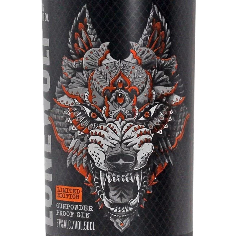 BrewDog LoneWolf Gunpowder Proof Gin 0,5 L 57% vol