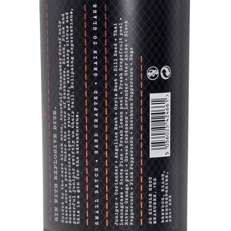 BrewDog LoneWolf Gunpowder Proof Gin 0,5 L 57% vol BrewDog LoneWolf Gunpowder Proof Gin 0,5 L 57% vol