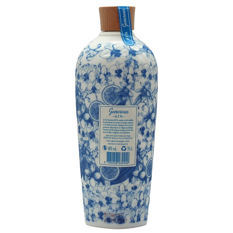 Generous Gin Azur 0,7 L 40% vol Generous Gin Azur 0,7 L 40% vol