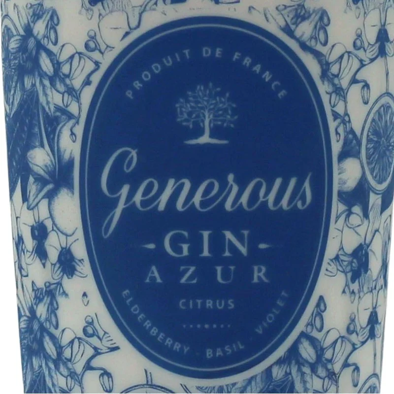Generous Gin Azur 0,7 L 40% vol Generous Gin Azur 0,7 L 40% vol
