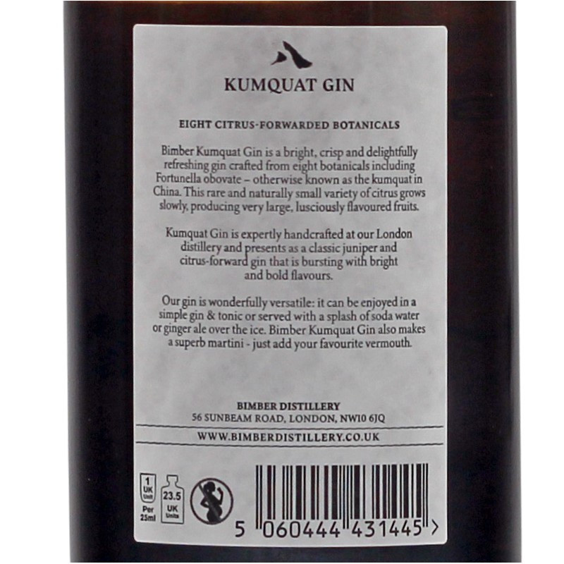 Bimber Kumquat Gin 0,5 L 47% vol Bimber Kumquat Gin 0,5 L 47% vol