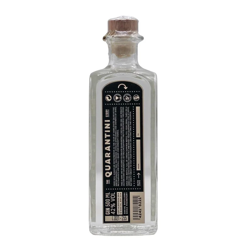 Quarantini Social Dry Gin 0,5 L 42% vol Quarantini Social Dry Gin 0,5 L 42% vol